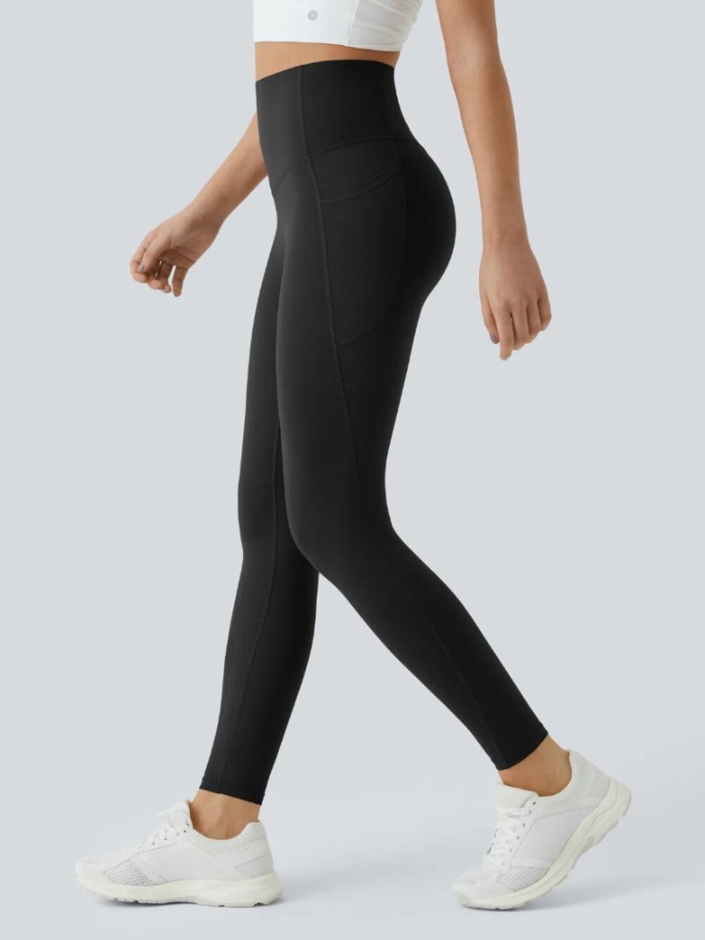 Halara Black High-Waist Leggings L